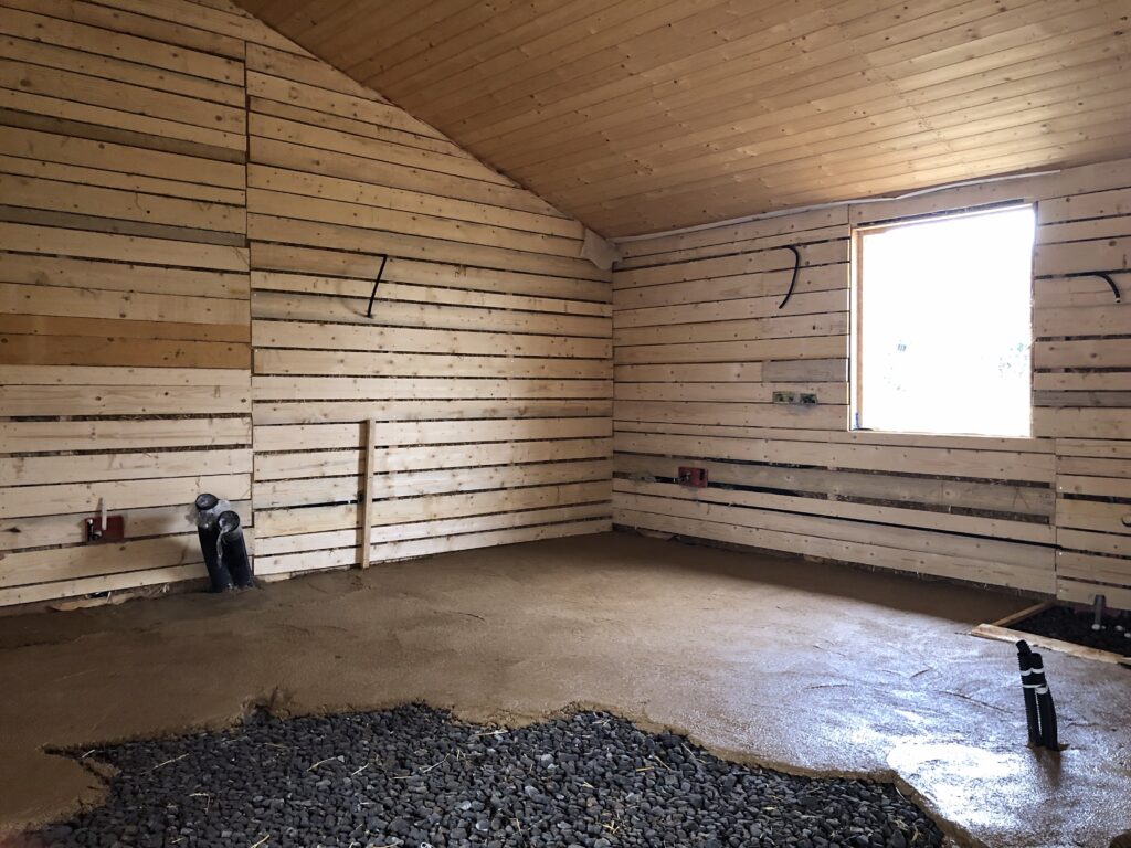 cantiere legno paglia terra e calce
